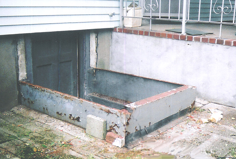 remove old cellar doors